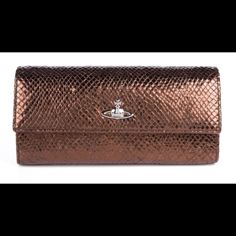 Vivienne Westwood Cooper snakeskin purse